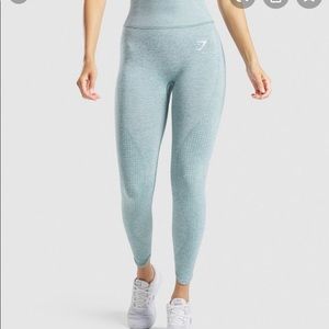 Gymshark Vital Rise Leggings - Light Green Marl